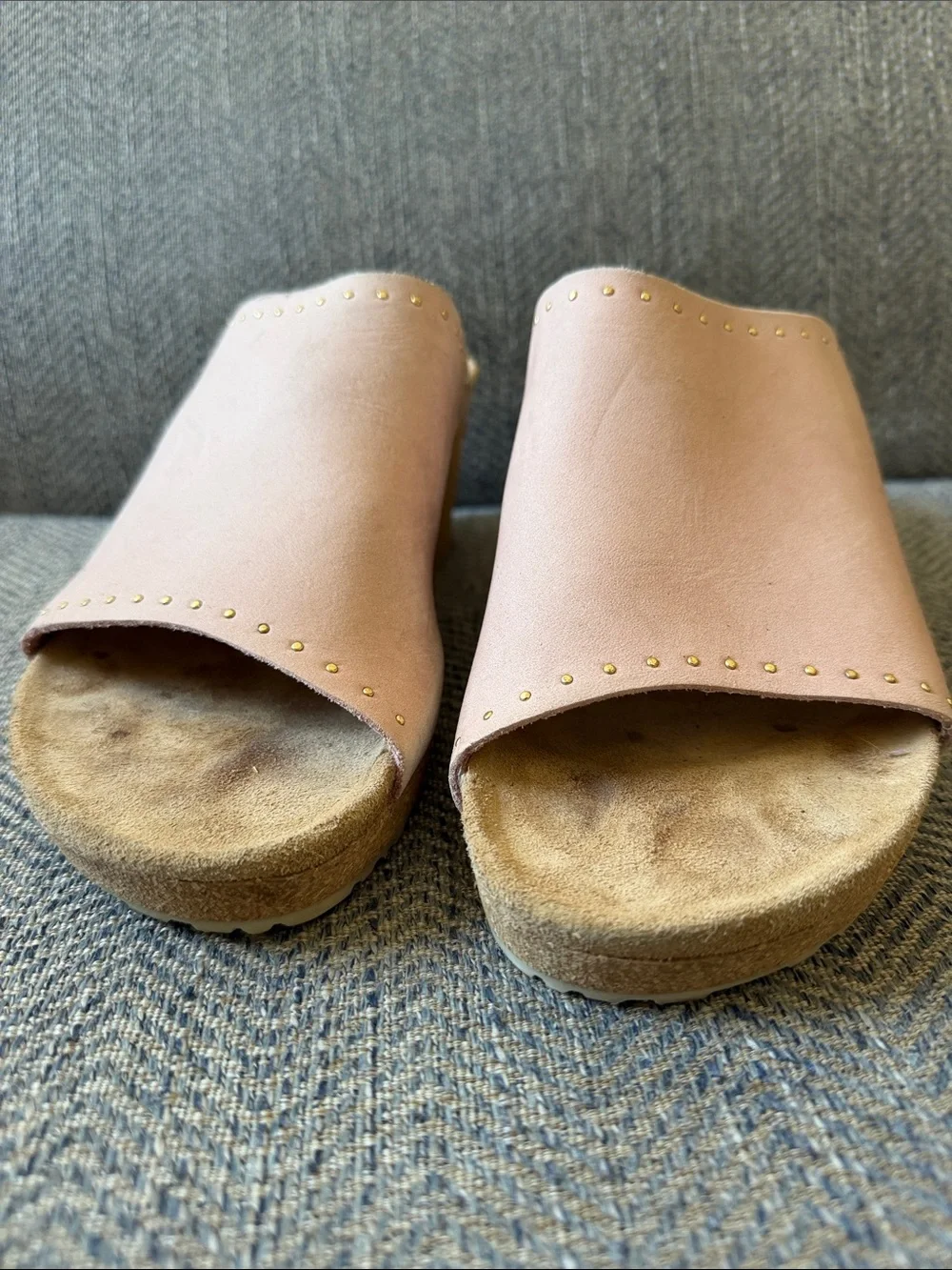 Papillio by Birkenstock Namica Baby Pink Leather Wedge Sandal Size: 40(L9/M7)